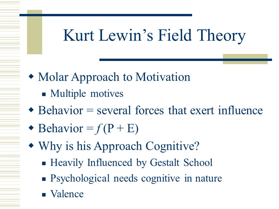 Cognitive field theory hot sale